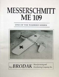 Messerschmitt ME-109 Instruction Book
