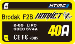 ESC 40 AMP F2B Hornet with Governor