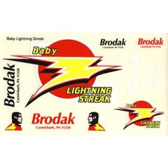 1/2A Baby Lightning Streak Decals