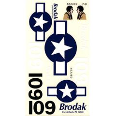 1/2A P-51 Mustang Decals