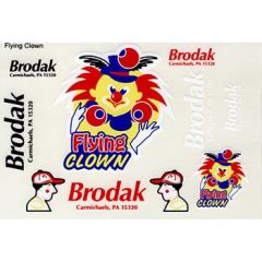 The Flying Clown Decals