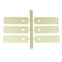 Thrust Wedges 1, 2, 3 degrees