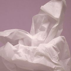 White Tissue Covering