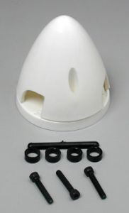 Spinner 2-1/2" White 3 Blade