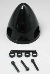 Spinner 2-1/2" Black 3 Blade