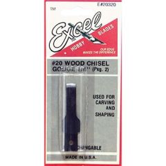 Excel Medium Carving Gouges 1/4"