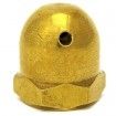 Spinner Hub Brass Hex 1/4 - 28