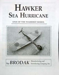 Hawker Sea Hurricane Instruction Book