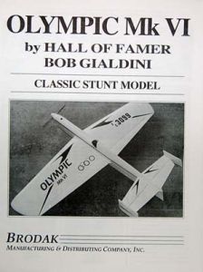 Olympic MK VI Instruction Book