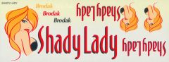Shady Lady Decal