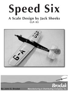 Speed 6 Instruction Book