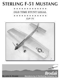F-51 Mustang Instruction Book