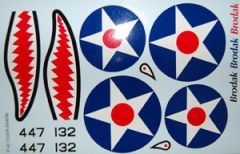 P40 Tiger Shark (15 size) Decals