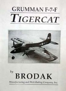 Tigercat (F7F Grumman) Instruction Book
