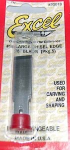 Excel 1/2" Large Chisel Blades