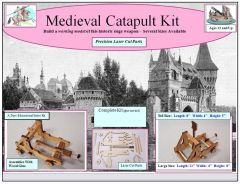 Dare Medieval Catapult (large) 9" wide  x 11" long