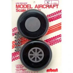 Scale Smooth Tread Wheels 2" diameter