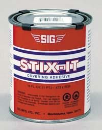 SIG Stix It Heat Activated Covering Adhesive  8 oz.