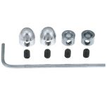 1/8” I.D. Hubs & Wheel Collars