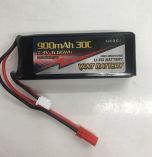 Lipo Battery 7.4 Volt x 900 mAh (1/2 A Series)