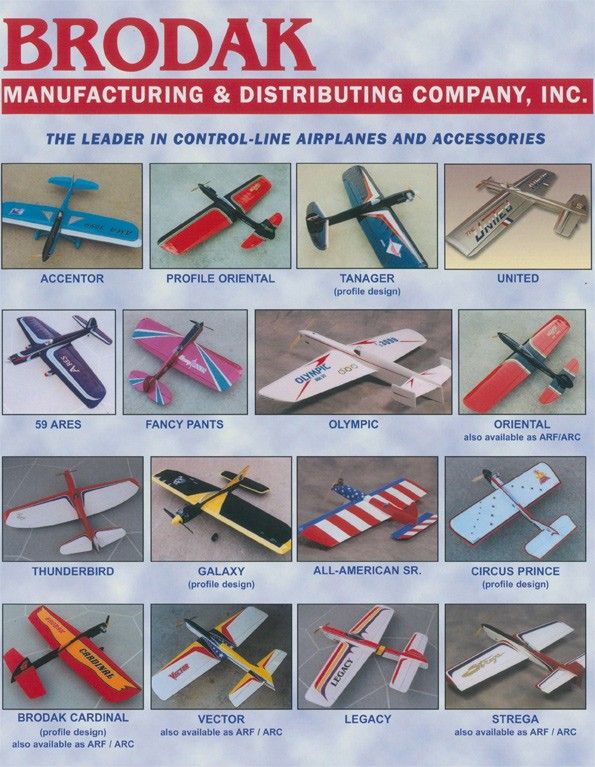 brodak model airplanes